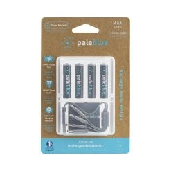 Pale Blue Earth Pale Blue Battery AAA USB-C 4pcs 600 MAh