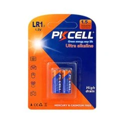 PKCELL Batterie LR1 1.5V Akaline, Blister &agrave; 2 St&uuml;ck
