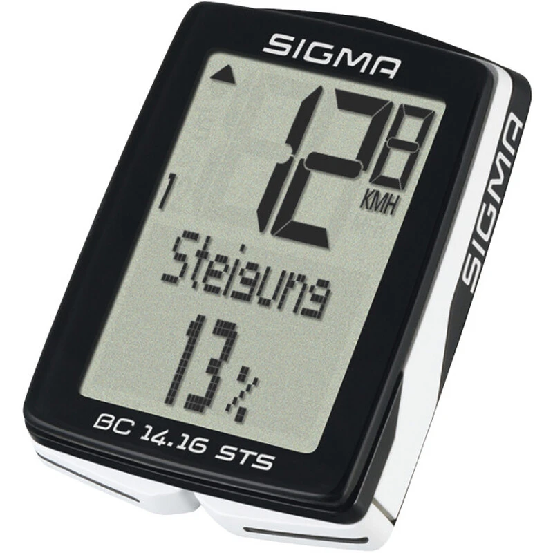 Sigma Computer BC 14.16 STS CAD, 01418, Kabellos, Höhenmessung, Schwarz/weiss 3 Sigma Computer BC 14.16 STS CAD, 01418, Kabellos, Höhenmessung, Schwarz/weiss