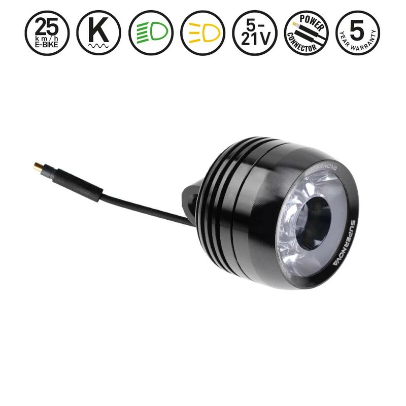 Supernova E-Bike Scheinwerfer MINI 2 LDM, Universal 5-21V Softstart 3 Supernova E-Bike Scheinwerfer MINI 2 LDM, Universal 5-21V Softstart