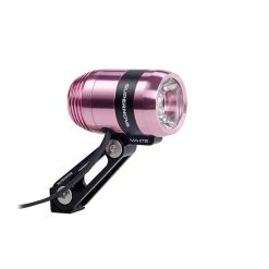 Supernova E3 PRO 2, Pink Terraflux Linse, F. Nabendynamo, Multimount-Halter